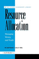 Book cover of: Resource Allocation
