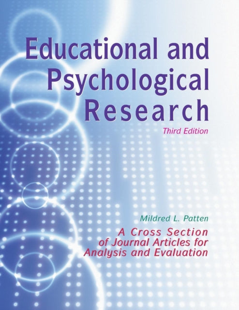Book cover of: Educational and Psychological Research. By: Mildred Patten