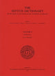 Book cover of: Hittite Dictionary of the Oriental Institute of the University of Chicago. Volume S, fascicle 3. By: H. G. Guterbock