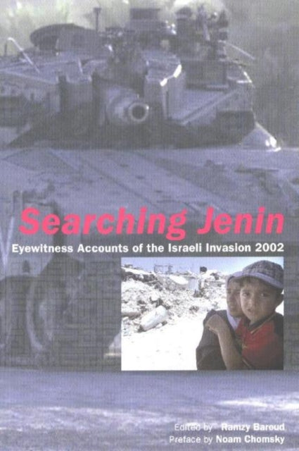 Book cover of: Searching Jenin. By: Ramzy Baroud