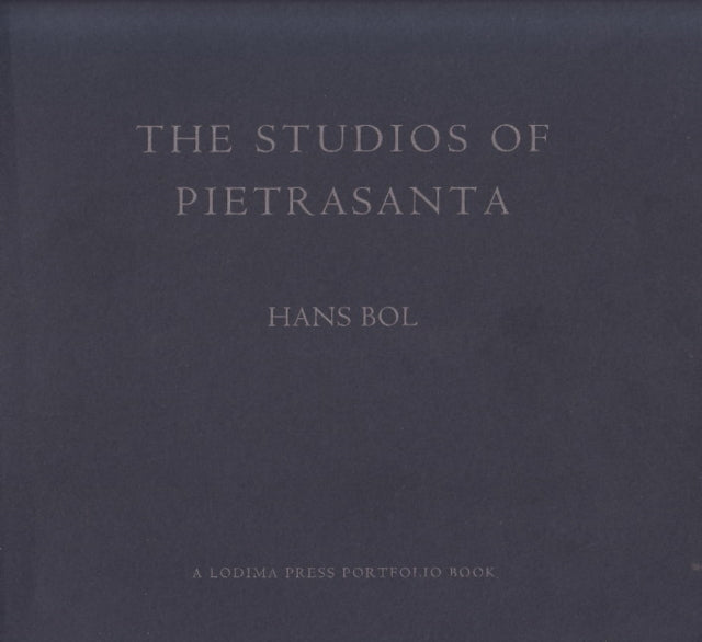 Book cover of: Studios of Pietrastanta. By: Hans Bol