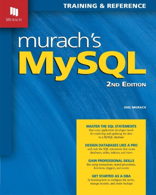 Book cover of: Murachs MySQL. By: Joel Murach