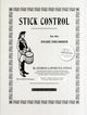 Book cover of: Stick Control - Snaredrummer. By: George Lawrence Stone