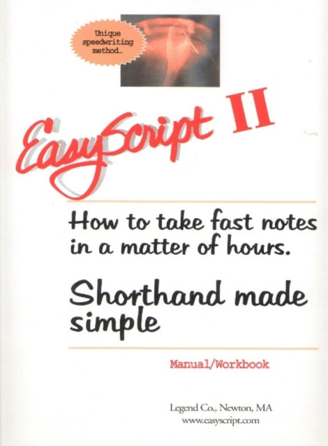 Book cover of: Easyscript 2 -- Intermediate (80 Wpm). By: Leonard Levin
