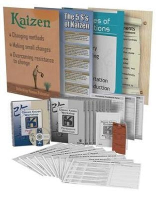 Book cover of: Classic Kaizen Workshop Training Package. By: Collin McLoughlin