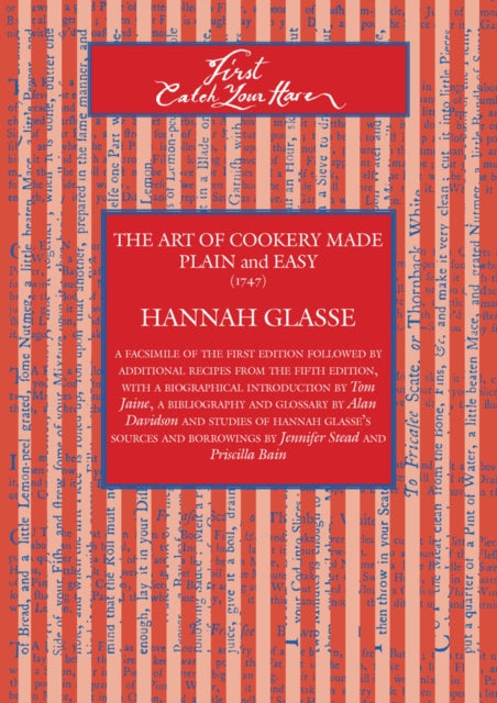 Book cover of: First Catch Your Hare. By: Hannah Glasse