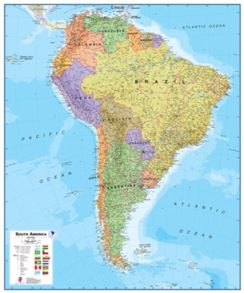 America south laminated