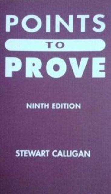 Book cover of: Points to Prove
