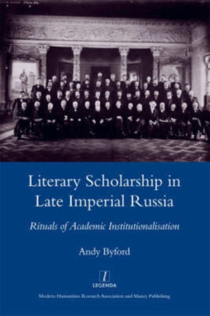 Literary Scholarship in Late Imperial Russia (1870s-1917)