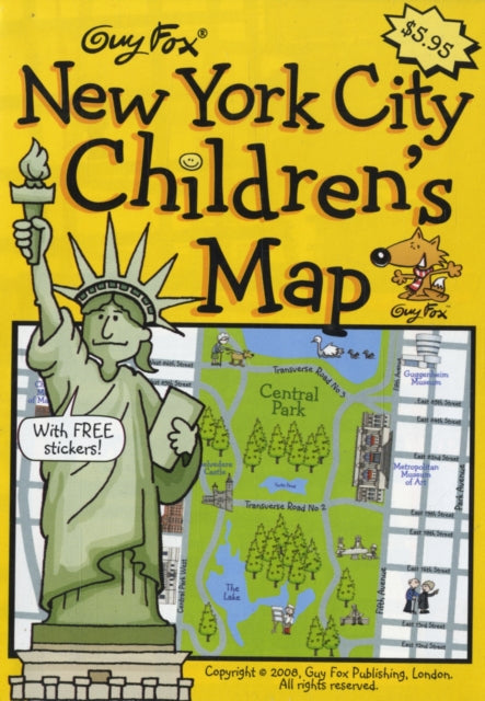 Book cover of: Guy Fox New York City Children's Map