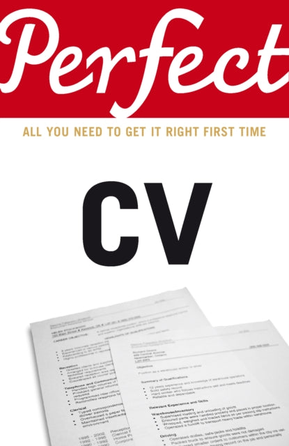 Book cover of: Perfect CV. By: Max Eggert