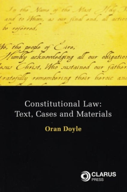Book cover of: Constitutional Law. By: Oran Doyle