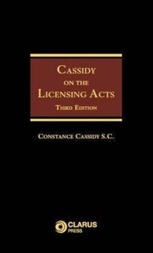 Cassidy on the Licensing Acts