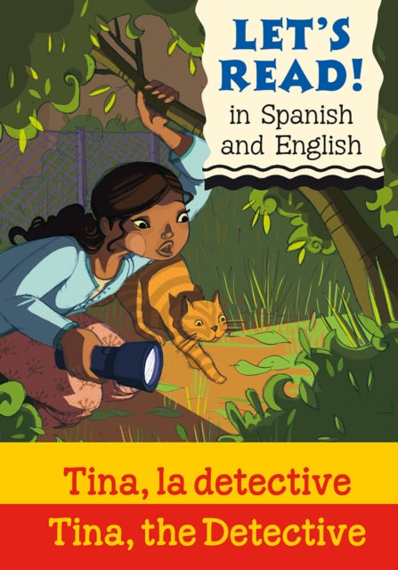 Book cover of: Tina, the Detective/Tina, la detective. By: Jenny Vaughan