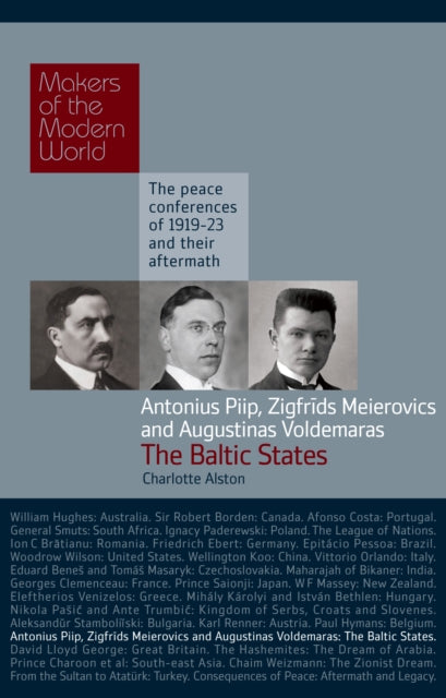 Book cover of: Piip, Meierovics & Voldemaras: The Baltic States