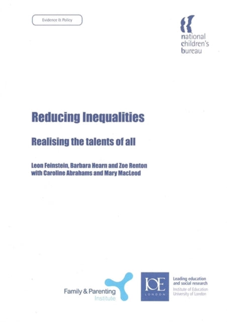 Book cover of: Reducing Inequalities. By: Leon Feinstein