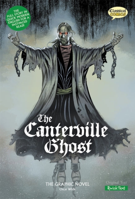 Book cover of: Canterville Ghost The Graphic Novel. By: Oscar Wilde