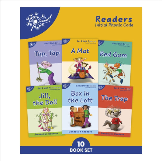 Book cover of: Phonic Books Dandelion Readers Set 2 Units 1-10. By: Tamar Reis-Frankfort