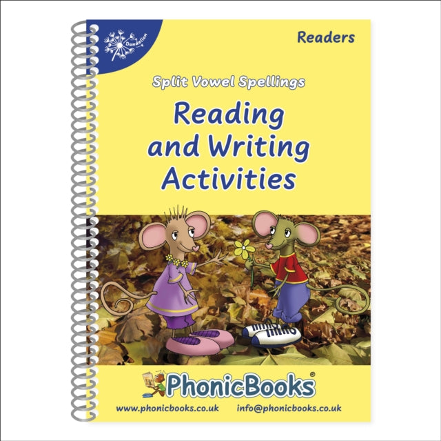 Book cover of: Phonic Books Dandelion Readers Split Vowel Spellings Activities. By: Phonic Books