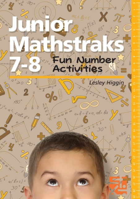 Book cover of: Junior Mathstraks 7-8. By: Lesley Higgin