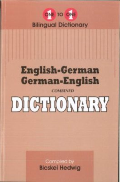 English-German & German-English One-to-One Dictionary