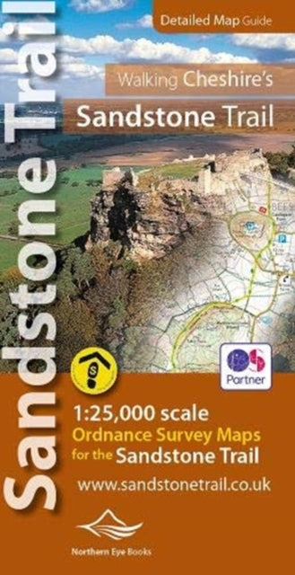 Book cover of: Walking Cheshire's Sandstone Trail - OS Map Book. By: Northern Eye