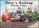 Book cover of: Peter's Railway - Racing Trains. By: Chris VINE