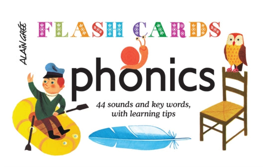 Book cover of: Phonics – Flash Cards. By: Alain Gree