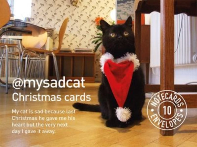 Book cover of: My Sad Cat Christmas Cards