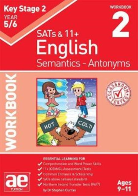 Book cover of: KS2 Semantics Year 5/6 Workbook 2 - Antonyms