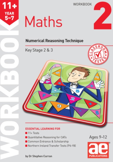 Book cover of: 11+ Maths Year 5-7 Workbook 2
