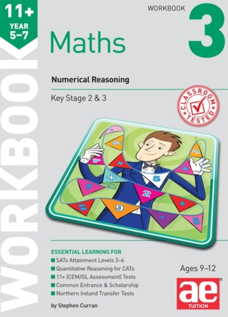 Book cover of: 11+ Maths Year 5-7 Workbook 3
