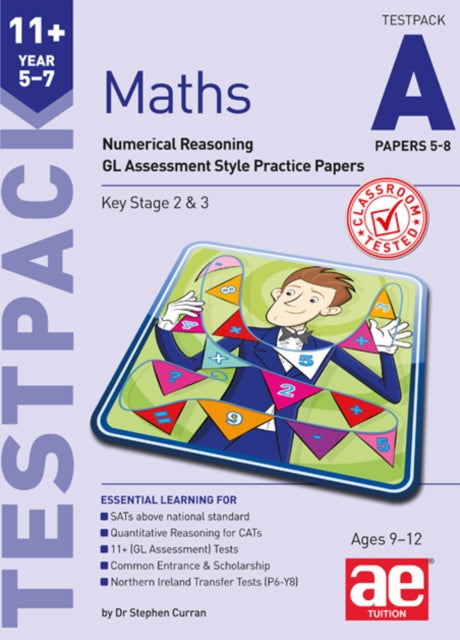 Book cover of: 11+ Maths Year 5-7 Testpack A Papers 5-8