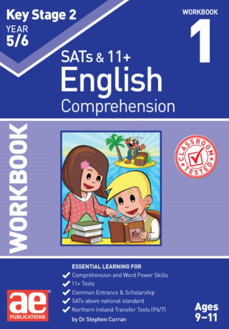 Book cover of: KS2 English Comprehension Year 5/6 Workbook 1. By: Stephen C. Curran