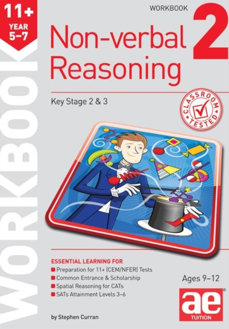 Book cover of: 11+ Non-verbal Reasoning Year 5-7 Workbook 2