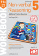 Book cover of: 11+ Non-verbal Reasoning Year 5-7 Workbook 5