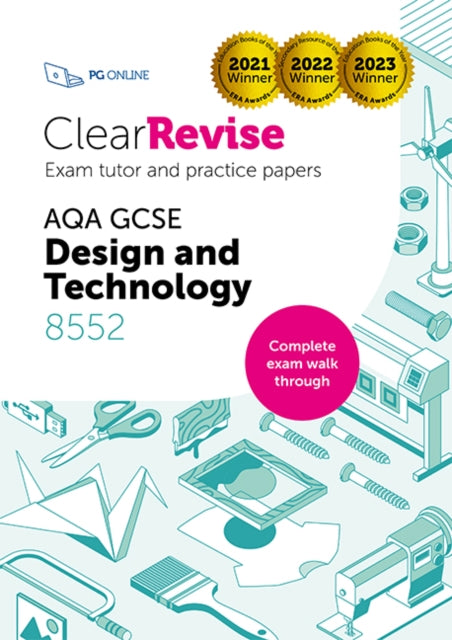 Book cover of: ClearRevise Exam Tutor AQA GCSE Design & Technology 8552