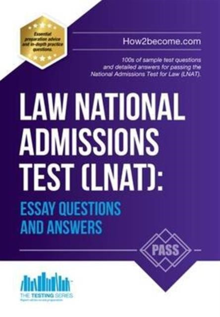 Book cover of: Law National Admissions Test (LNAT): Essay Questions and Answers
