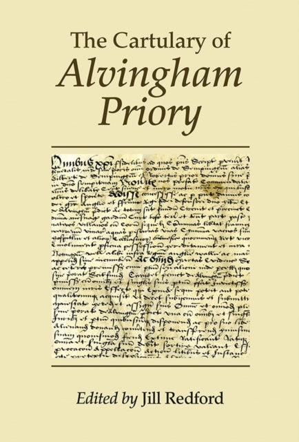 Book cover of: Cartulary of Alvingham Priory. By: Jill Redford
