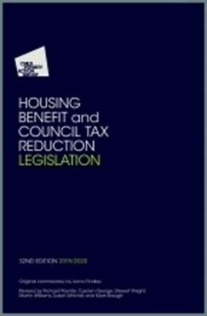 Book cover of: Housing Benefit and Council Tax Reduction Legislation