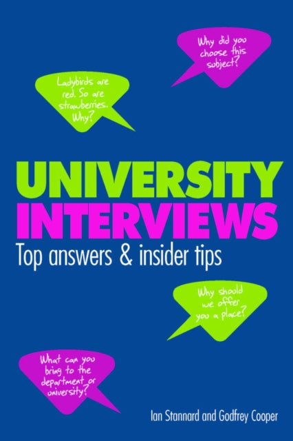 Book cover of: University Interviews. By: Ian Stannard and Godfrey Cooper