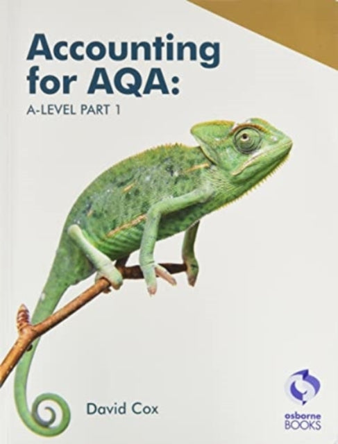 Book cover of: Accounting for AQA A-level Part 1 - Text