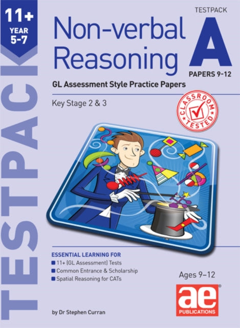 Book cover of: 11+ Non-verbal Reasoning Year 5-7 Testpack A Papers 9-12
