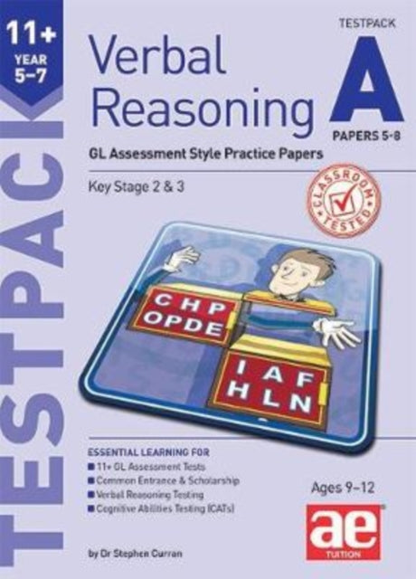 11+ Verbal Reasoning Year 5-7 GL & Other Styles Testpack A Papers 5-8