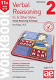 Book cover of: 11+ Verbal Reasoning Year 5-7 GL & Other Styles Workbook 2