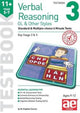 Book cover of: 11+ Verbal Reasoning Year 5-7 GL & Other Styles Testbook 3