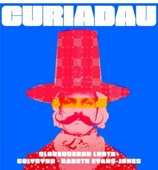 Book cover of: Curiadau: Blodeugerdd LHDTC+. By: Gareth Evans-Jones