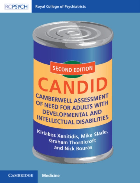 Book cover of: Camberwell Assessment of Need for Adults with Developmental and Intellectual Disabilities. By: Kiriakos Xenitidis