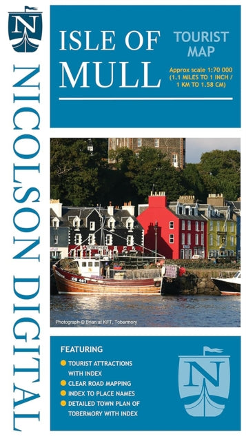 Book cover of: Nicolson Digital Isle of Mull Tourist Map