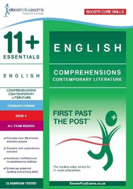 Book cover of: 11+ English: Comprehensions Contemporary Literature Book 4 (Standard Format)